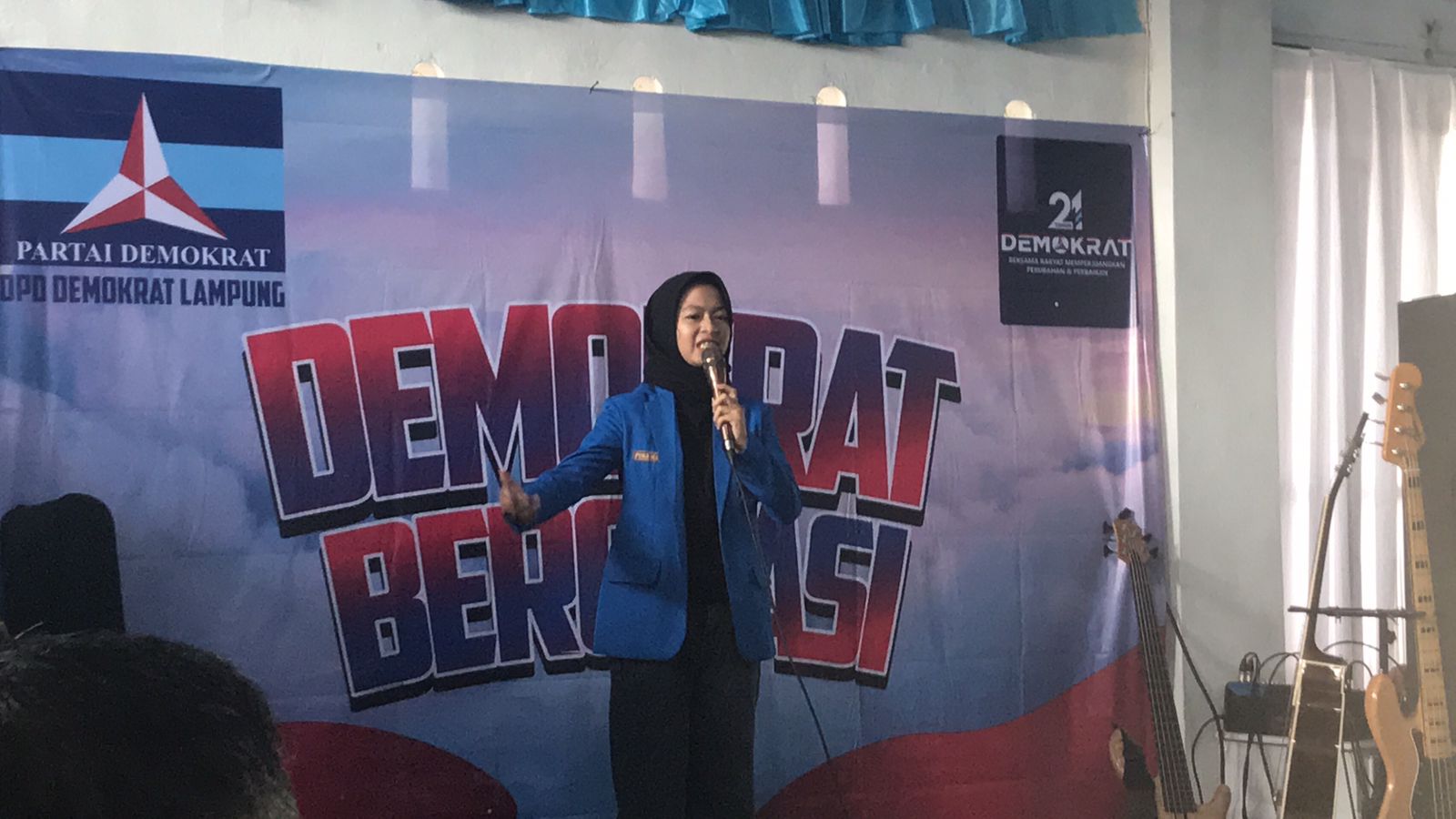 Tema Tolak Kenaikan BBM Juara Satu Lomba Demokrat Berorasi
