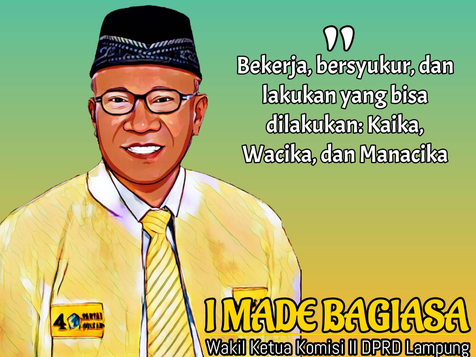 Profil I Made Bagiasa: Politisi Senior Golkar yang Sukses Merintis Usaha di Perantauan
