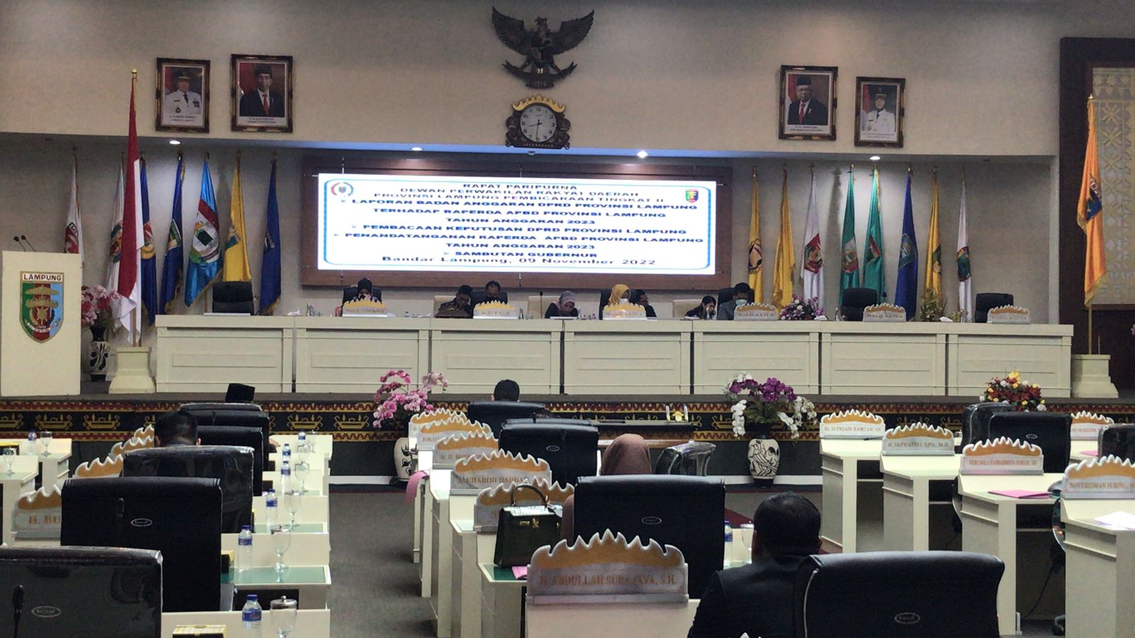 Ruang Paripurna DPRD Lampung Sering Sepi, Hanifal: Rapat Virtual Lebih Baik Ditiadakan