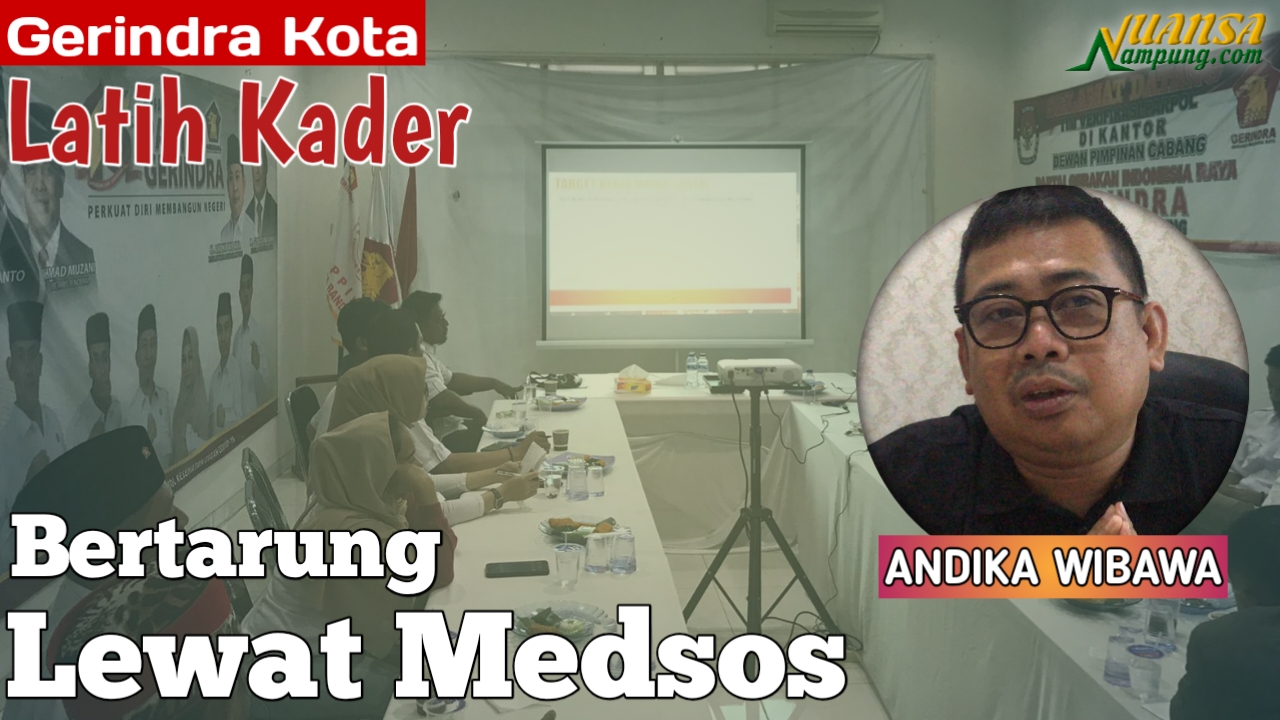 Genjot Popularitas dan Elektabilitas Partai, Gerindra Kota Gelar Pelatihan Medsos untuk Kader
