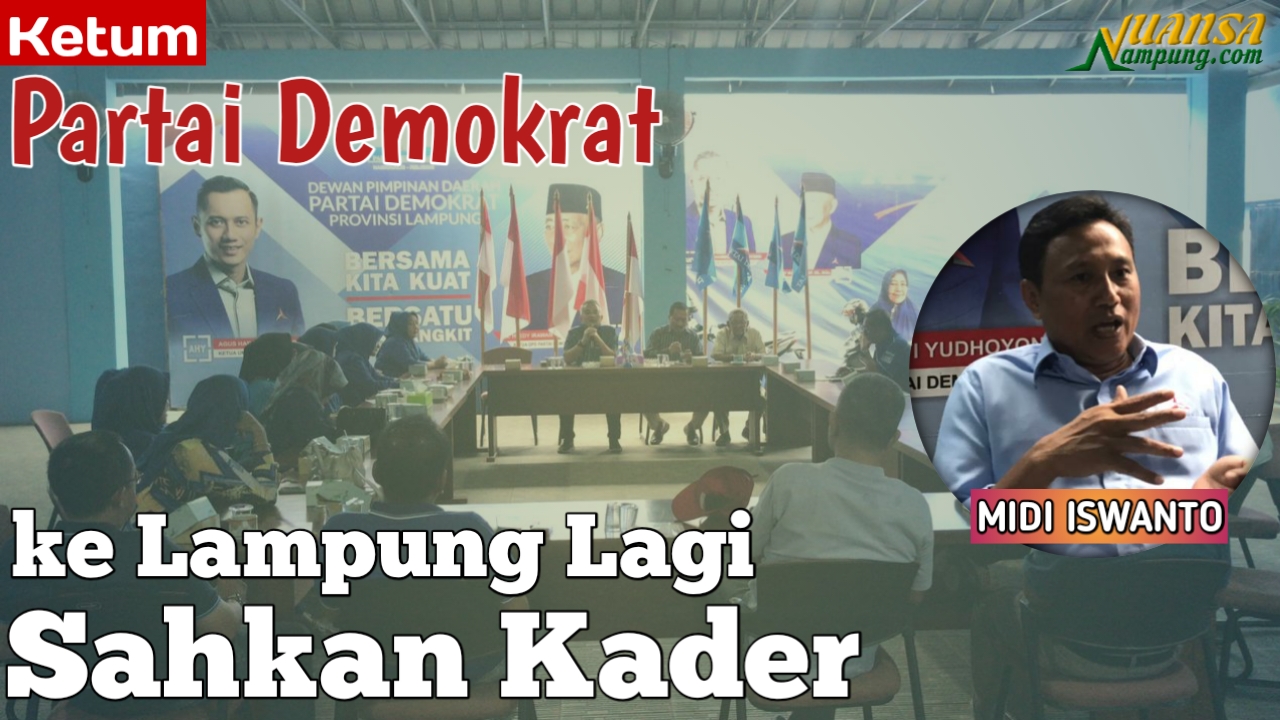 Pengurus DPC Demokrat se-Lampung Dilantik, AHY ke Lampung Lagi