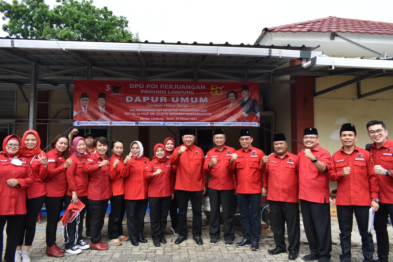 Kado PDI-P Lampung untuk Megawati di HUT ke-76