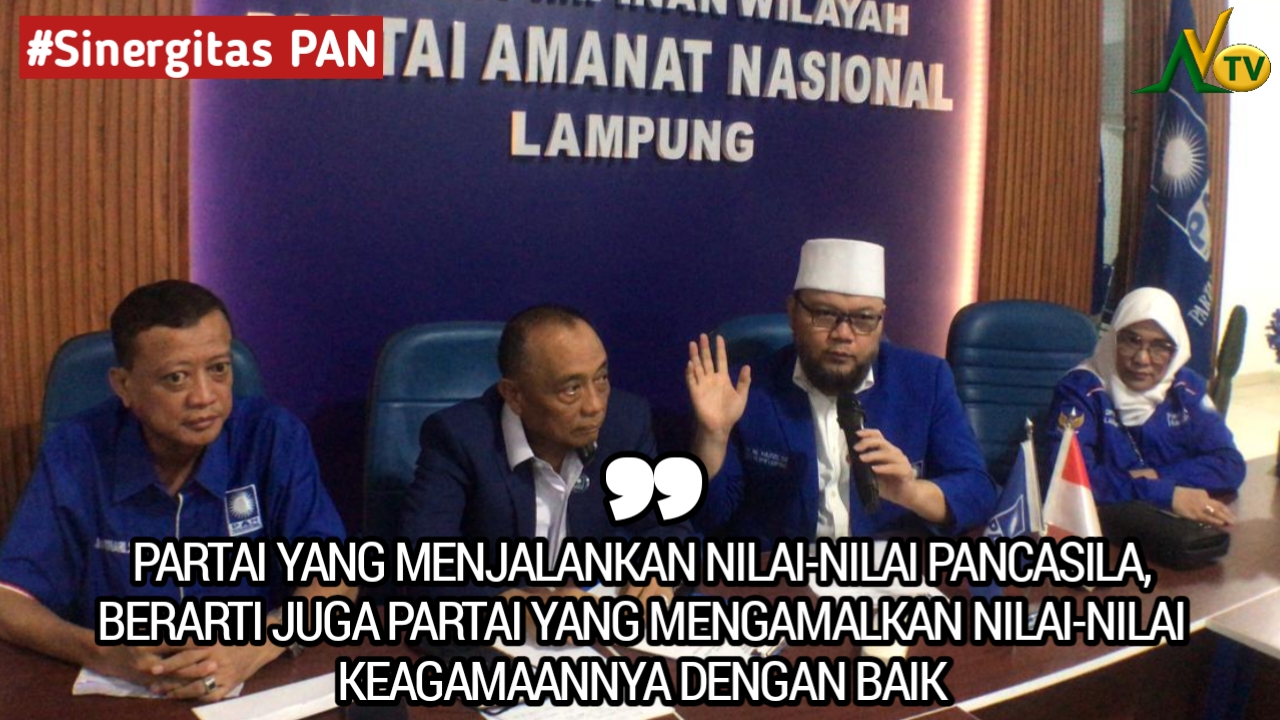 Putih Biru Menggema, DPW PAN Lampung Gelar Rapat Perdana di Bawah Komando Hazizi