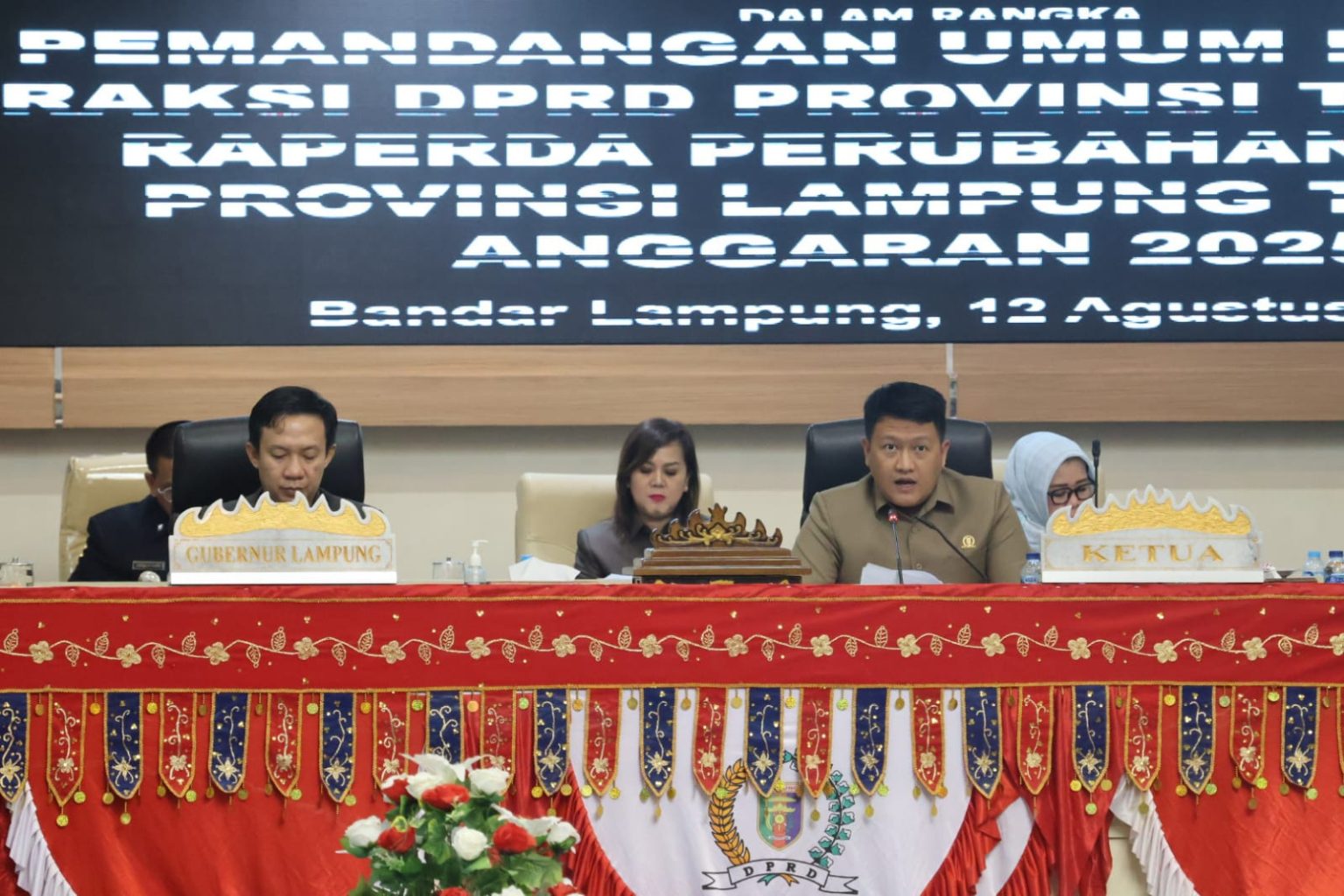 Marindo Kurniawan Hadiri Rapat Paripurna DPRD Provinsi Lampung