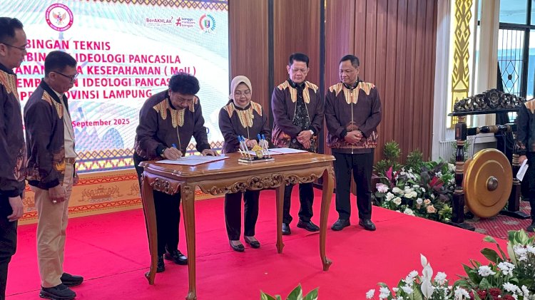 BPIP Teken MoU dengan DPRD Provinsi Lampung