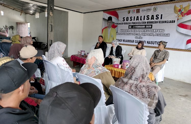 Tondi Sosialisasikan Ideologi Pancasila di Adiluwih