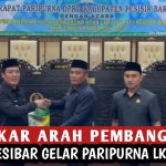 Menakar Arah Pembangunan, DPRD Pesisir Barat Gelar Paripurna LKPJ 2025