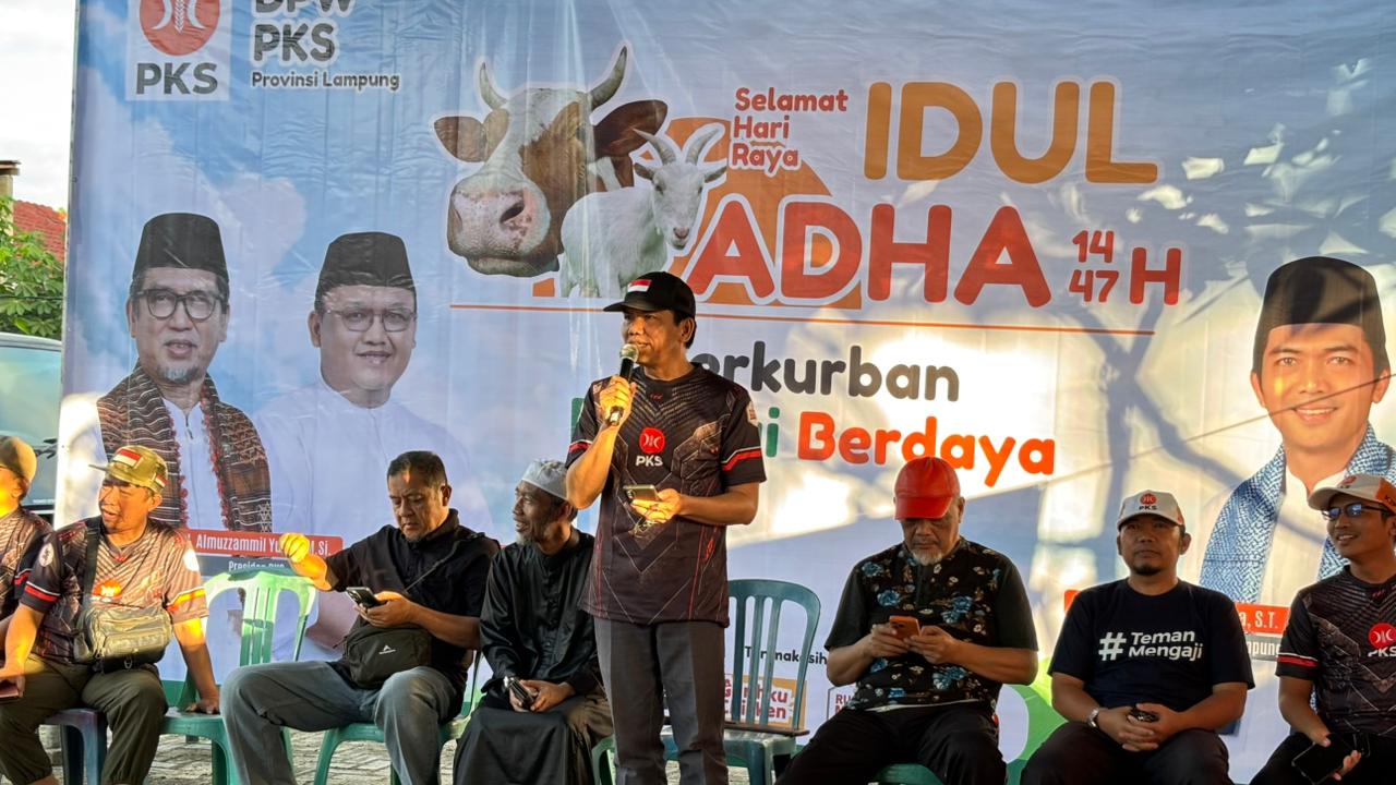 PKS Lampung Tebar 17.400 Paket Daging Kurban, Jangkau Masyarakat Hingga Pelosok Daerah
